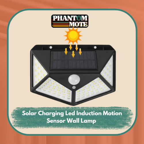 Solar Charging Led Induction Motion Sensor Wall Lamp