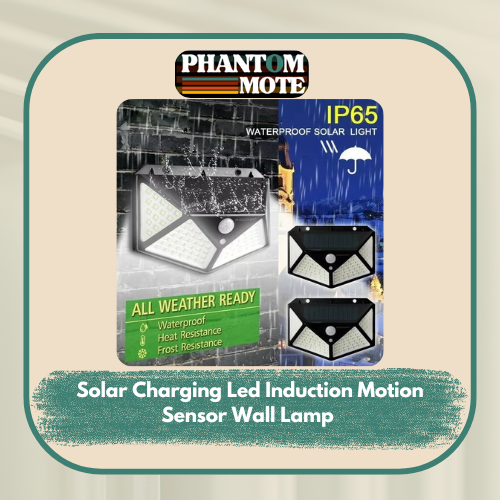 Solar Charging Led Induction Motion Sensor Wall Lamp