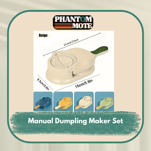 Manual Dumpling Maker Set - DIY Plastic Dumpling Press