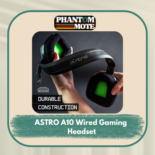 Astro Gaming A10 Wired Headset – Lightweight, Damage Resistant, Astro Audio Compatible With Xbox, Ps5, Ps4, Nintendo Switch, Pc, Mac