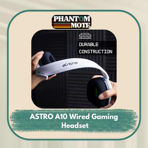 Astro Gaming A10 Wired Headset – Lightweight, Damage Resistant, Astro Audio Compatible With Xbox, Ps5, Ps4, Nintendo Switch, Pc, Mac